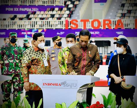 Panglima TNI Dampingi Presiden Resmikan 7 Arena PON Papua Nyatanya