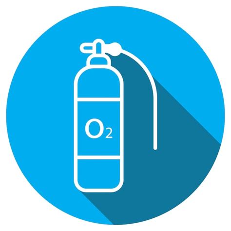 Premium Vector Oxygen Cylinder Icon Vector