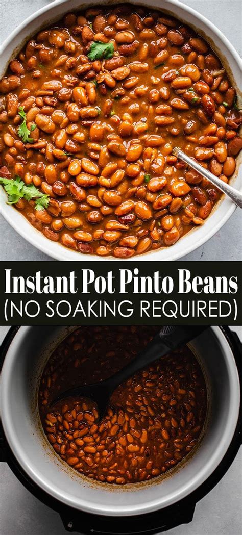 Instant Pot Pinto Beans No Soak