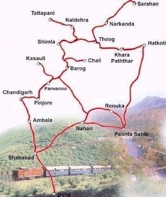 Tourist Map of Kasauli, City Map of Kasauli, Travel Map of Kasauli,Tourist Map of Himachal Pradesh