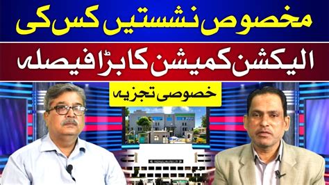 مخصوص نشستیں کس کی الیکشن کمیشن کا بڑا فیصلہ I Margalla News YouTube