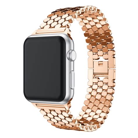 Damska Bransoleta Xincuco Do Apple Watch Mm Mm Rose Gold Rencagsm