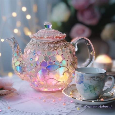 Credit Vishma Maharaj 𝓔𝓷𝓬𝓱𝓪𝓷𝓽𝓮𝓭 𝓣𝓮𝓪 𝓟𝓪𝓻𝓽𝔂 Pretty tea cups