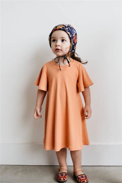 The Everyday Dress In Peach With Images Everyday Dresses Toddler