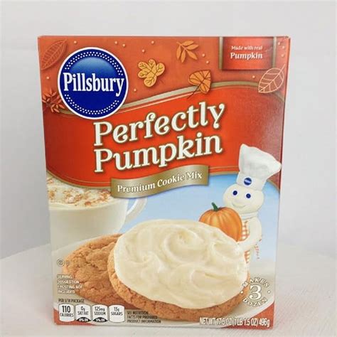 Pillsbury Perfectly Pumpkin Premium Cookie Mix Limited Edition By Pillsbury