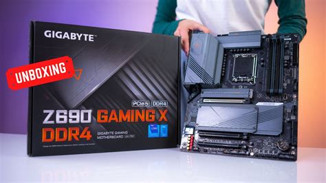 Gigabyte Z690 Gaming X Ddr4 Unboxing And Close Up Shots Youtube