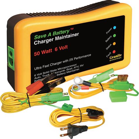 Granite Digital Battery Chargermaintainerrejuvenator — 6 Volt Northern Tool