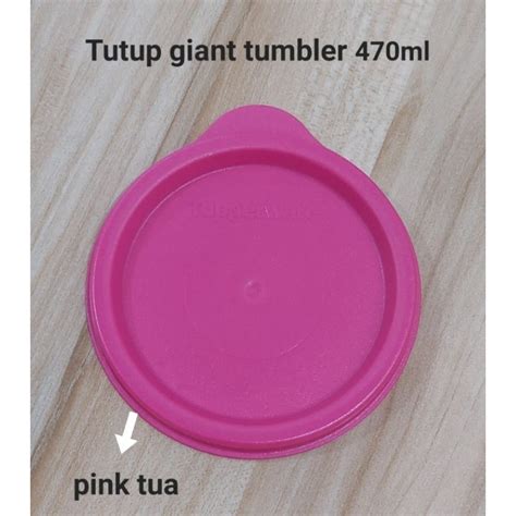 Jual ORIGINAL BARU TUPPERWARE TUTUP GIANT TUMBLER 470ML Shopee Indonesia