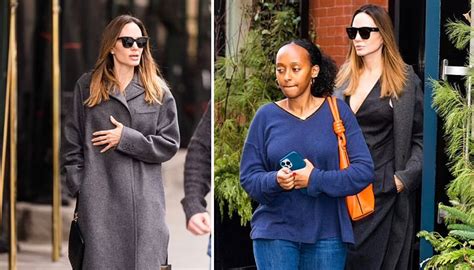 Angelina Jolie Looks Uber Glamorous As She Steps Out With Daughter