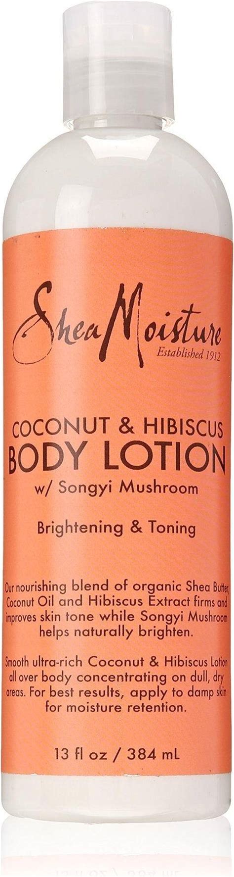 Shea Moisture Coconut And Hibiscus Illuminating Body Lotion For Dull