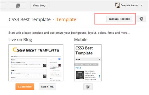 Upload Xml Template File On Blogger Stramaxon