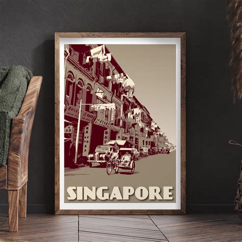 Singapore Vintage Poster