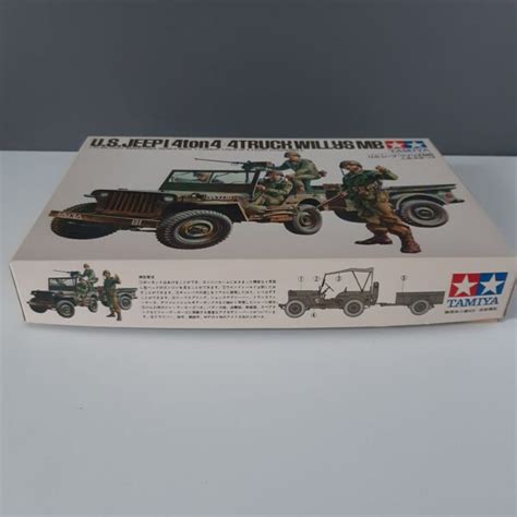 Tamiya U S Jeep 1 4 Ton 4x4 Truck Willys MB 1 35 Scale Model Kit