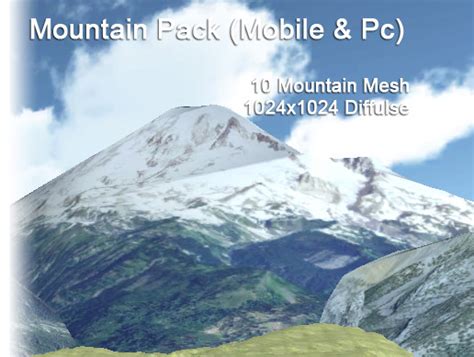 Mountain Pack 3d Landscapes Unity Asset Store