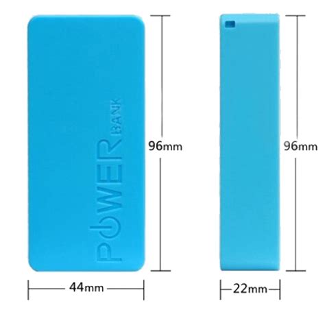 Linjieee 5600mAh 2X 18650 USB Power Bank Battery Charger Case DIY Box