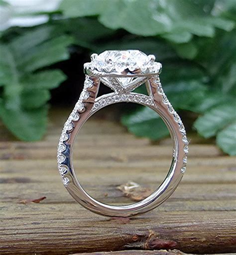 Four Carat Oval Diamond Engagement Ring Limpid Jewelry