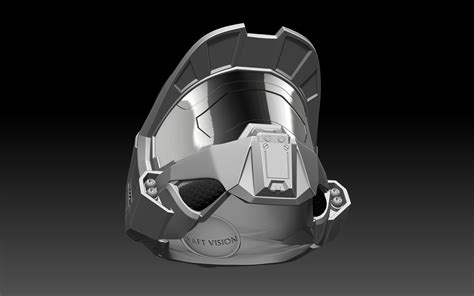 HALO Spartan Helmet 3D model 3D printable | CGTrader