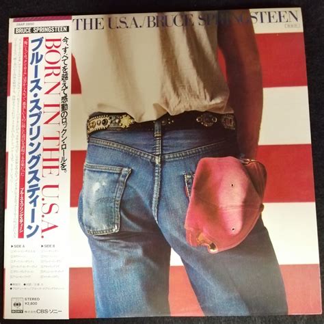 C11 Lp レコード ブルーススプリングスティーン ボーンインザusa 帯付国内盤 28ap 2850 Bruce Springsteen