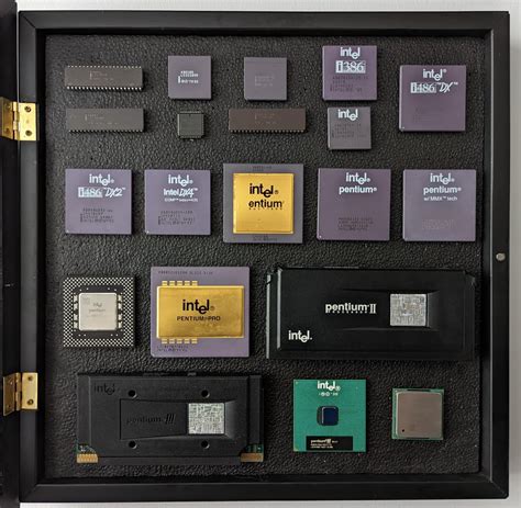 This collection of early Intel x86 processors : r/mildlyinteresting