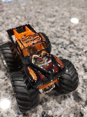 Hot Wheels Monster Jam Captain S Curse Black Monster Truck EBay