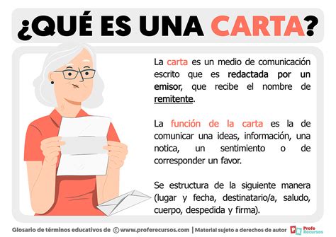 Qu Es Una Carta Definici N De Carta