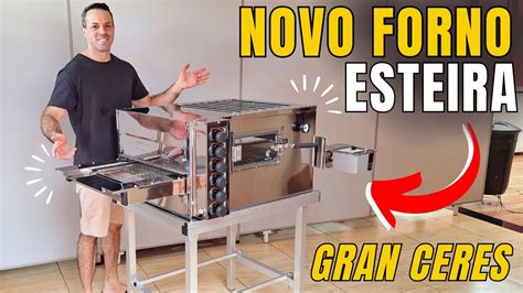 Forno De Esteira Assa Pizza Por Hora I Nosso Novo Forno De Esteira