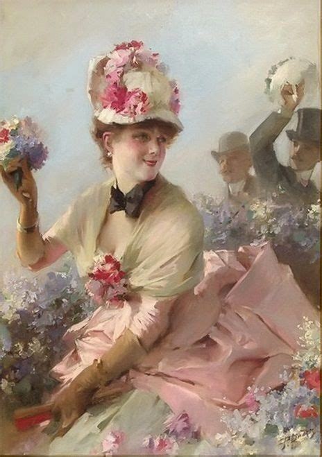 Linder Philippe Jacques French The Flower Seller