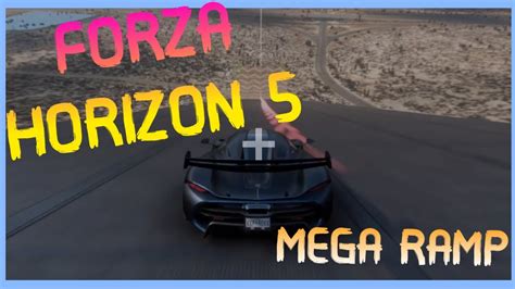 Watch Me Take On The Mega Ramp In Forza Horizon Youtube