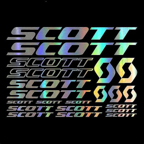 Scott Bike Frame Stickers Decals Sheet Fruugo Se