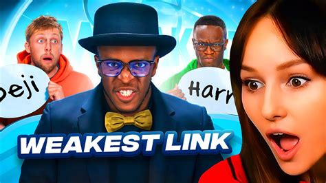 Freya Reacts To SIDEMEN WEAKEST LINK FOLABI EDITION YouTube