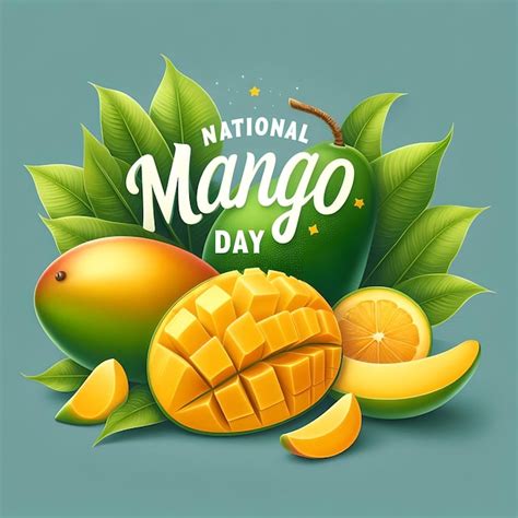 Premium Photo National Mango Day Celebrate The King Of Fruits