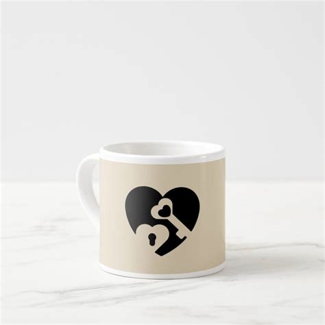 The Key To My Heart Espresso Cup Zazzle Espresso Cups Key To My