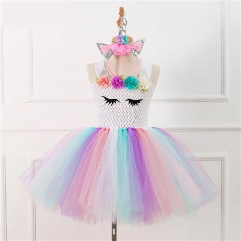 Unicorn Party Dress For Girls New Custom Handmade Dresses Cosplay ...