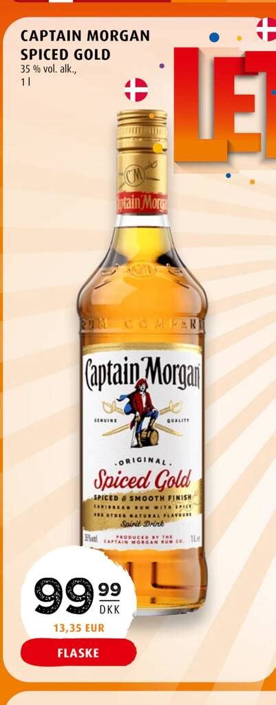 Captain Morgan Spiced Gold Tilbud Hos Scandinavian Park