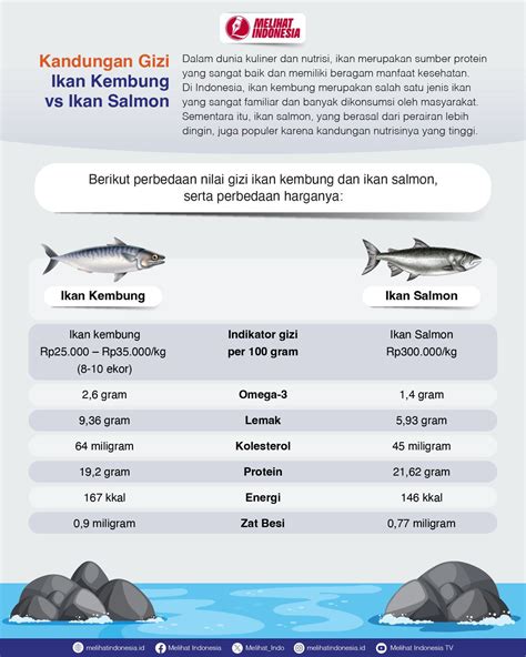 Benarkah Gizi Ikan Kembung Lebih Tinggi Ketimbang Salmon Melihat