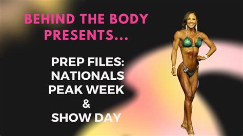 BIKINI PREP PEAK WEEK NATIONAL SHOW DAY VLOG YouTube