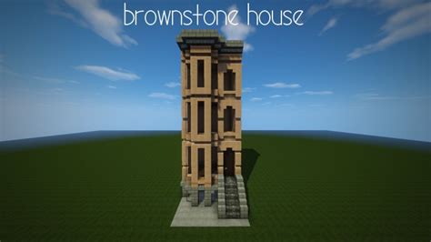 a Brownstone House Minecraft Map