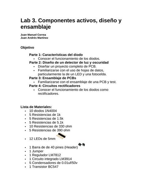 PDF Componentes activos diseño y ensamblaje