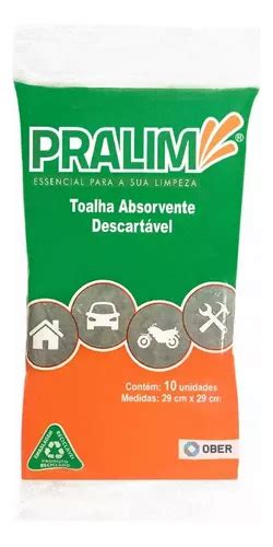 Toalha Pralim Para Limpeza Industrial 29cm X 29cm C 10pçs MercadoLivre