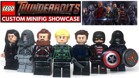 LEGO THUNDERBOLTS Custom Minifigure Showcase Based Off D23 Concept Art