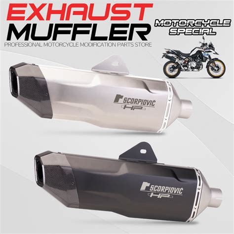 Universal 51mm Motorcycle Slip On Exhaust Modify Motocross Exhaust