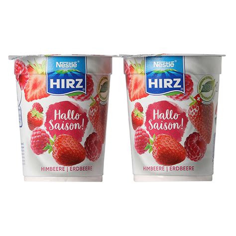 HIRZ Joghurt Special Edition Erdbeer Himbeer 2er Pack ALDI Now