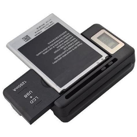 New Universal Battery Charger Digital Lcd Plus Usb Charging Port Ebay