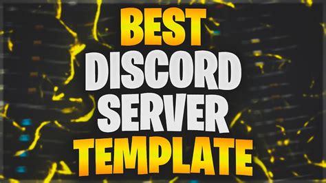 Top 20 Discord Server Template 2021 Best Server Templates