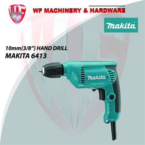 Makita 6413 10mm 38 Hand Drill 450w Keyless Chuckvariable Speed