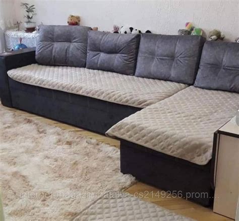 Покрывала дивандек на диван угловой (с лежаком) (ID#1838880491), цена ...