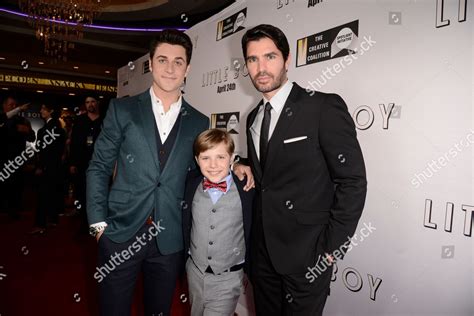 David Henrie Jakob Salvati Eduardo Verastegui Editorial Stock Photo