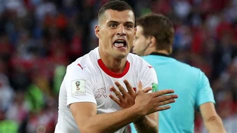 Der Schweizer Kapitän Granit Xhaka könnte nach dem Sieg der Schweiz