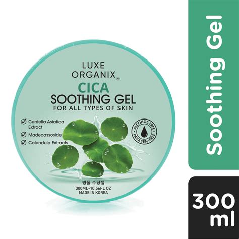 LUXE ORGANIX Cica Soothing Gel 300ml Lazada PH