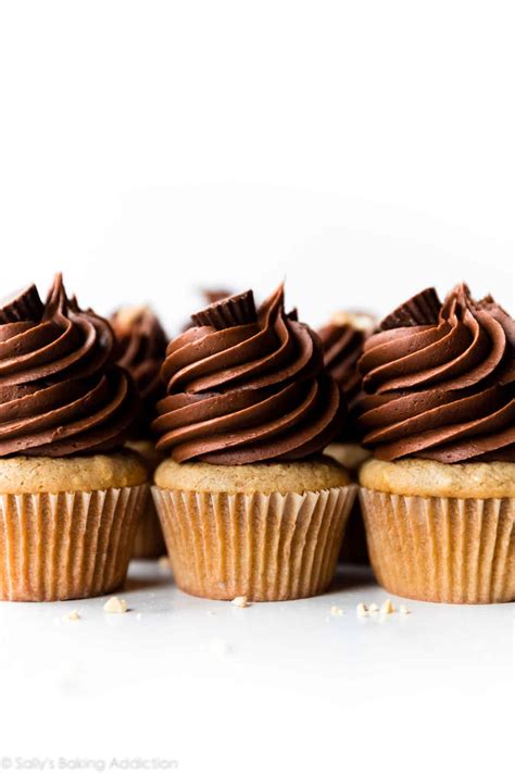 Peanut Butter Cupcakes Moist And Flavorful Sally S Baking Addiction